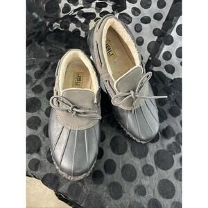 JBU by JAMBU Women' Gwen Weather Ready Duck Rain Shoe Green/Olive Brown Size 7.5